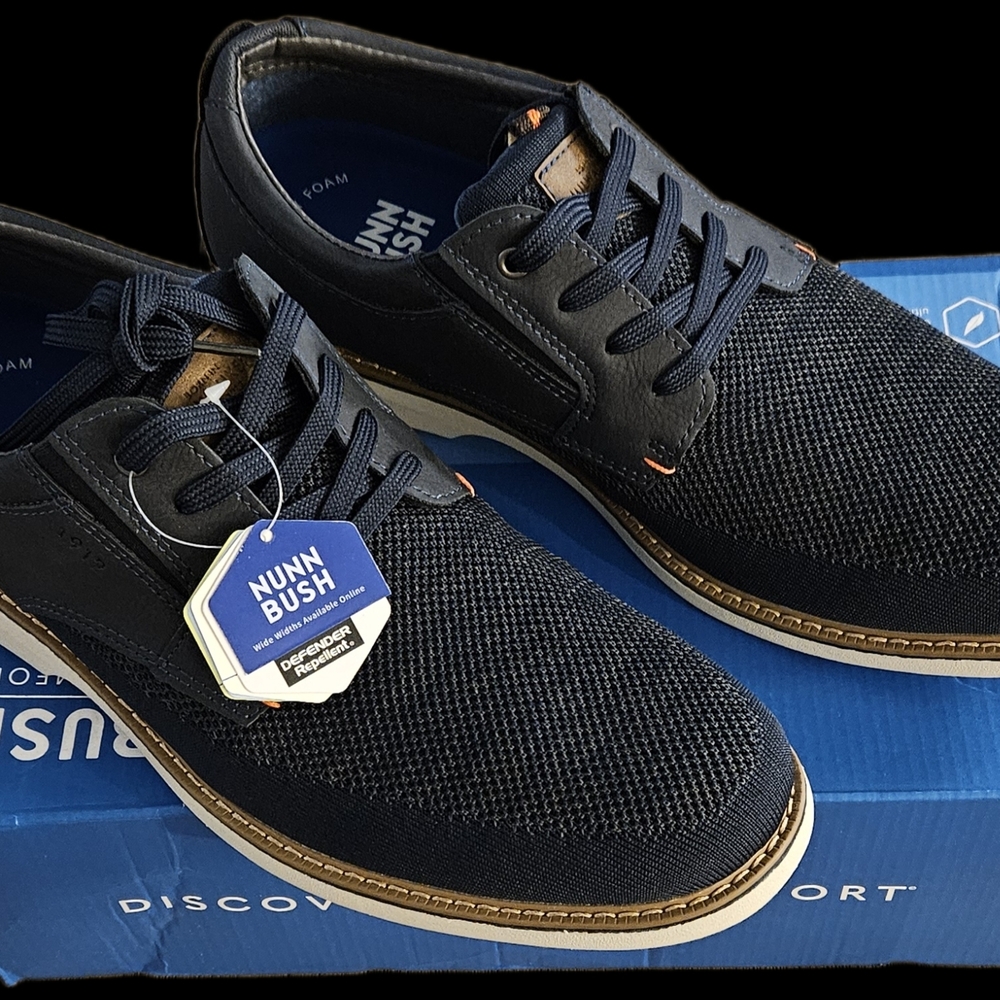Nunn Bush Men's Navy Casual Shoes